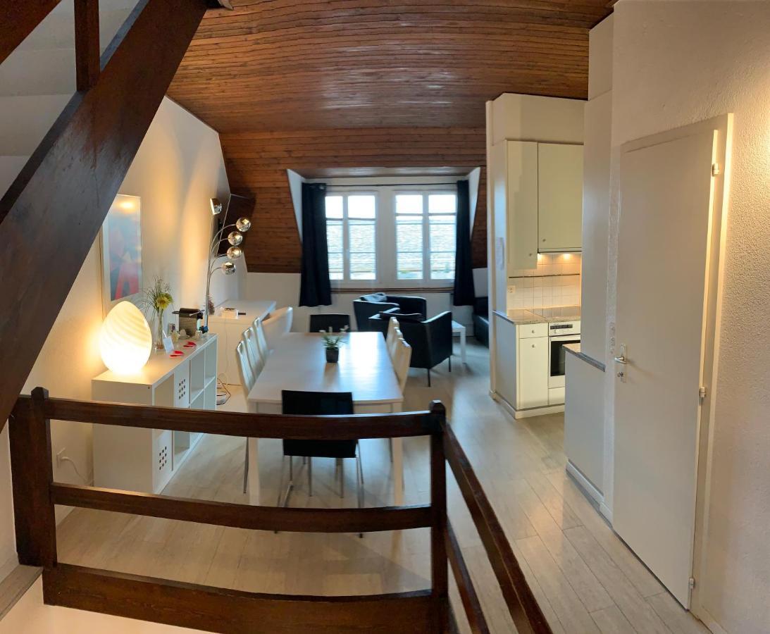 Luxury Duplex Vue Chateau Neuchâtel Exteriör bild