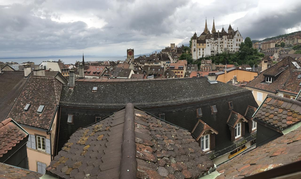 Luxury Duplex Vue Chateau Neuchâtel Exteriör bild
